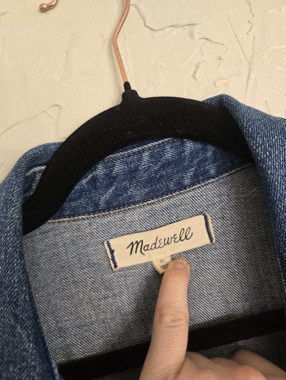 Madewell Oversized Denim Western Chore Coat Jacket, M - Picture 9 of 11